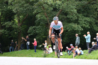 Team Sky's Ian Stannard taking in the final climb
