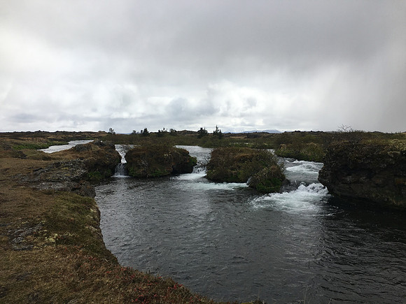 River Laxa, Iceland, June 2019
