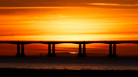 Sunset Severn Bridge 2013