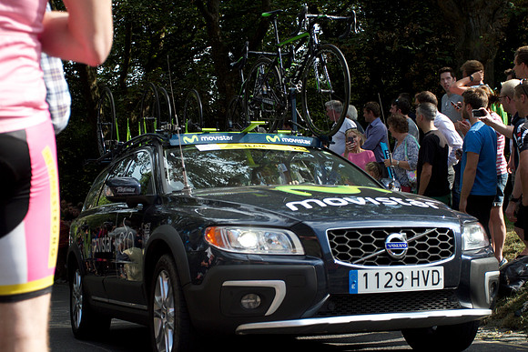 Movistar team car, TOB 2014